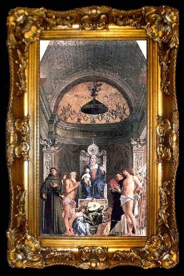 framed  Giovanni Bellini San Giobbe Altarpiece, ta009-2